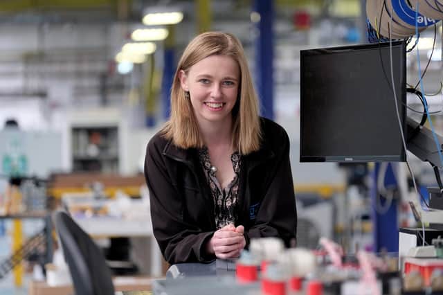 Samantha Magowan says that she "was the only girl in any college class that I’ve been in for engineering."