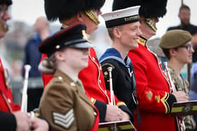 The flag-raising ceremony in Whitby marked the start of this week's Armed Forces celebrations.