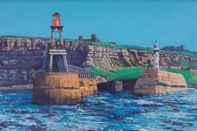 Artist Paul Tracey's painting of Whitby Pier. Bridlington Contemporary Gallery will host an exhibition featuring Mr Tracey's work in July. Image submitted