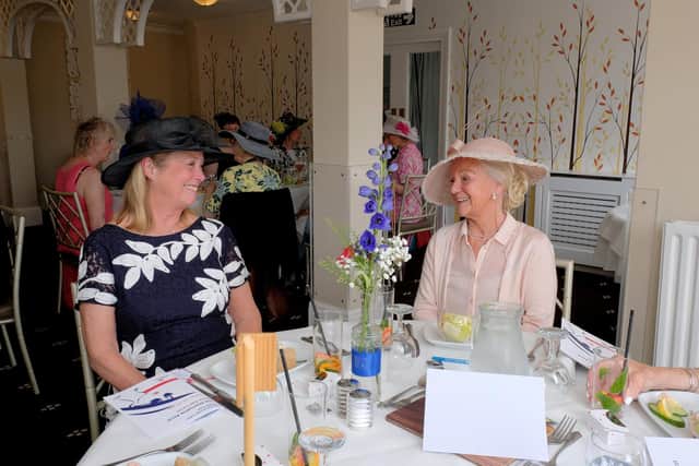 Sharing a smile at the Royal Ascot lunch