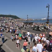 Thousands flocked to Scarborough's seafront for Armed Forces Day in 2019.