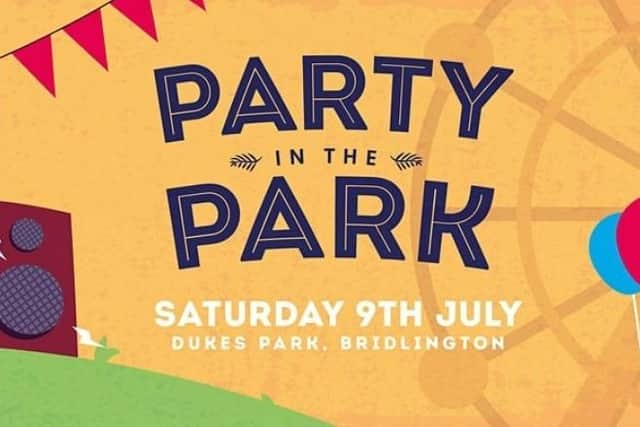 Party in the Park will be held at Dukes Park on Saturday, July 9.