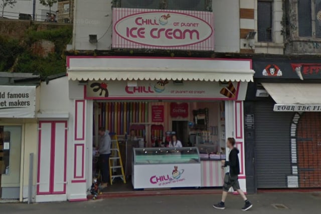Chill at Planet Ice Cream on Foreshore Road is ranked at number five.