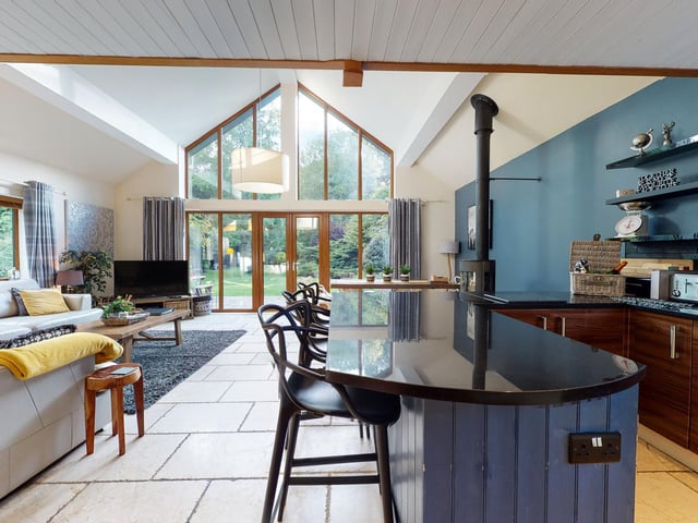 Lawnswood is a unique home that has been extended to produce this open plan interior.