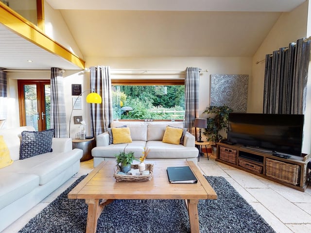 The large windows bring in plenty of natural light to add to the spacious feel.