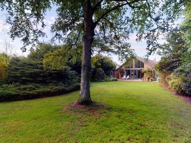 The grounds allow plenty of scope for entertaining if desired.