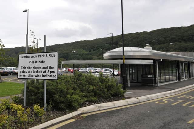 Scarborough has two park and ride facilities, Seamer Road pictured, and a temporary site will also be in operation on Saturday.
