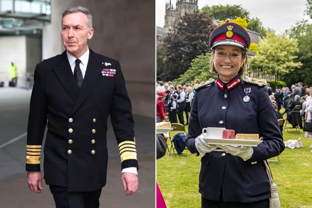 Admiral Sir Tony Radakin and Mrs Johanna Ropner will take part in Scarborough's celebrations. (Photo by Hollie Adams/Getty Images)