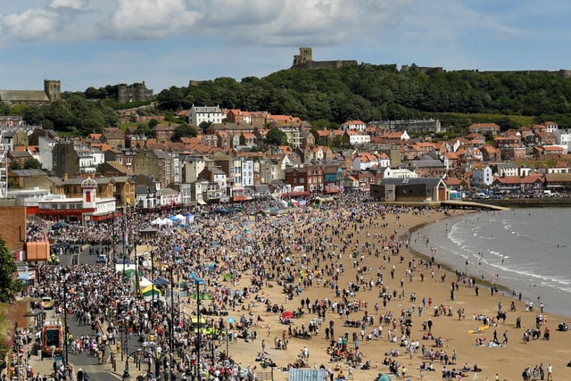 The beach was packed with people to mark Armed Forces Day