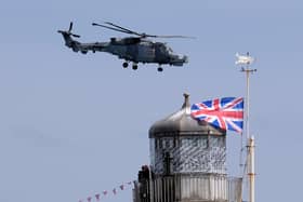 The crowd marvelled at the flypasts. Photo: Richard Ponter Photography/Scarborough Borough Council