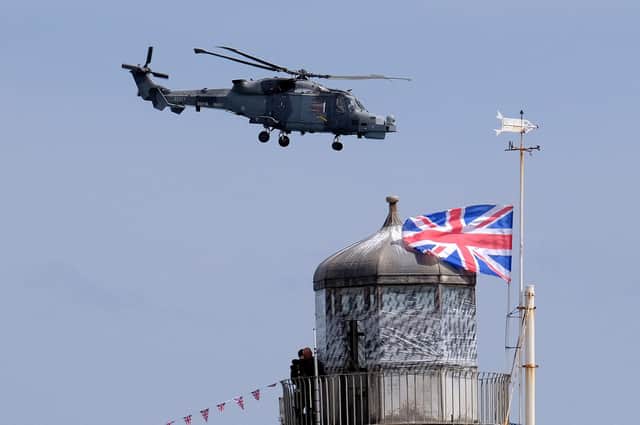 The crowd marvelled at the flypasts. Photo: Richard Ponter Photography/Scarborough Borough Council