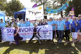Participants at the start of a previous Relay for Life event at Sewerby. Photo: Richard Ponter