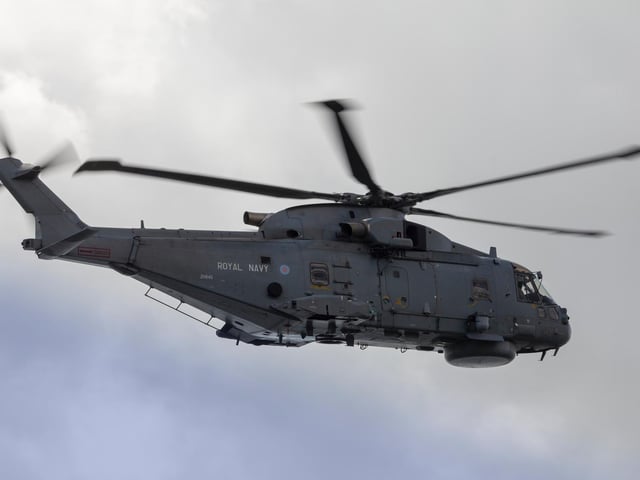 Royal Navy Lynx helicopter