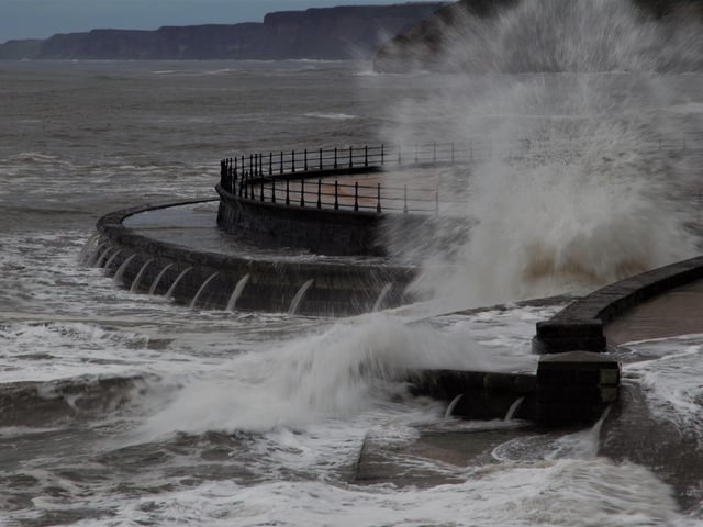 Big waves in South Bay.