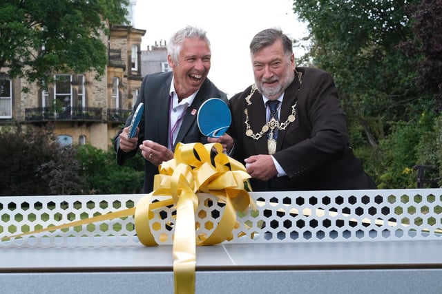 Cllr Rich Maw and Mayor Eric Broadbent put it to the test.