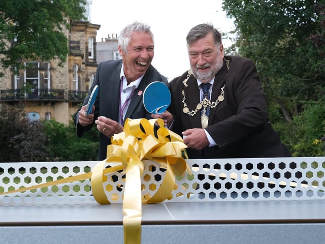 Cllr Rich Maw and Mayor Eric Broadbent put it to the test.