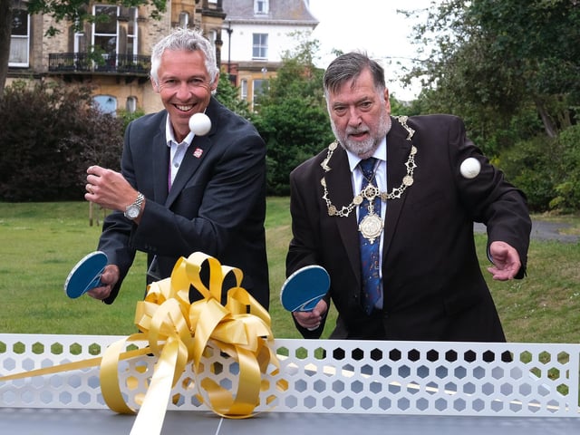 Cllr Rich Maw and Mayor Eric Broadbent put it to the test.