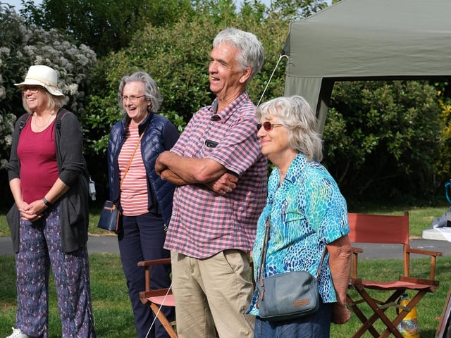 Guests enjoy the official opening