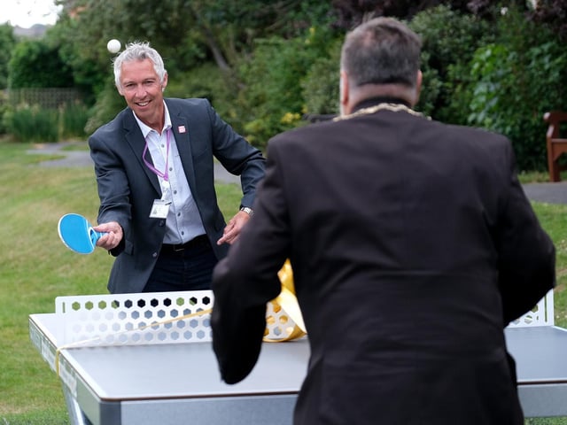Cllr Rich Maw and Mayor Eric Broadbent put it to the test.