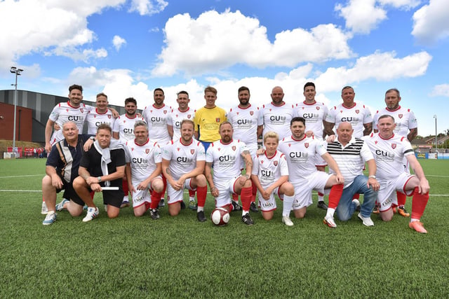 The Scarborough Athletic Legends line up