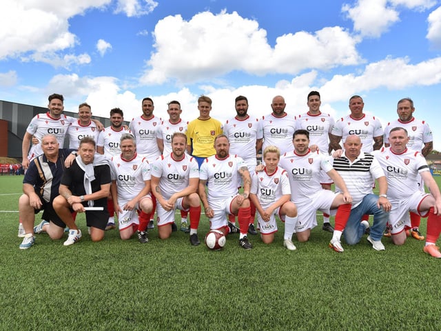 The Scarborough Athletic Legends line up