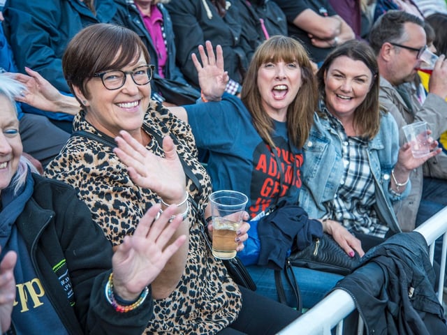 Bryan Adams at Scarborough Open Air Theatre. Photo courtesy Cuffe and Taylor.