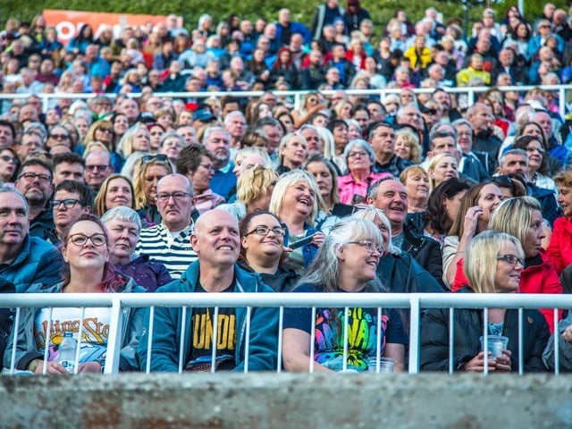 Bryan Adams at Scarborough Open Air Theatre. Photo courtesy Cuffe and Taylor.