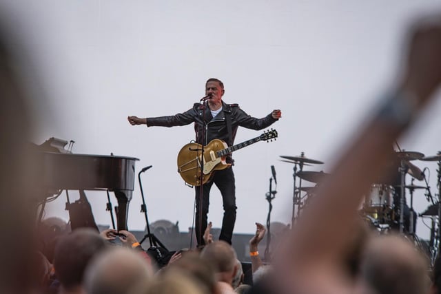 Bryan Adams at Scarborough Open Air Theatre. Photo courtesy Cuffe and Taylor.