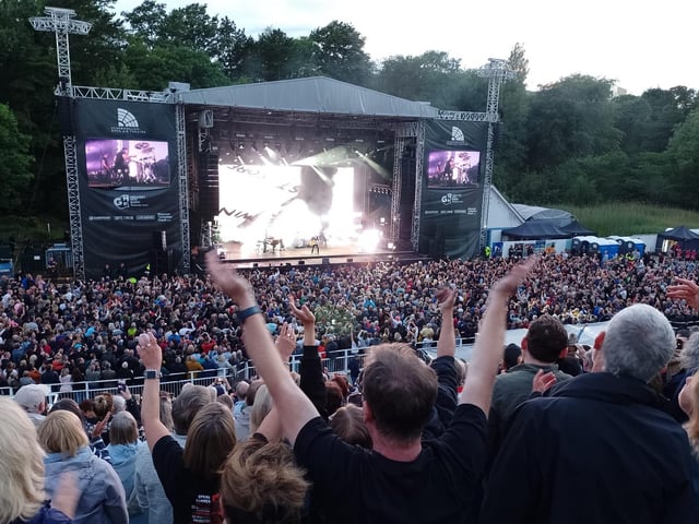 Bryan Adams at Scarborough Open Air Theatre. Photo: Richard Ponter