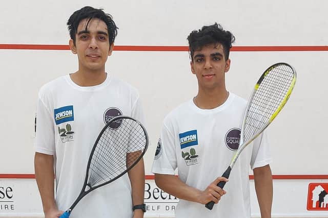 Prithvi, left, and Ekam Singh