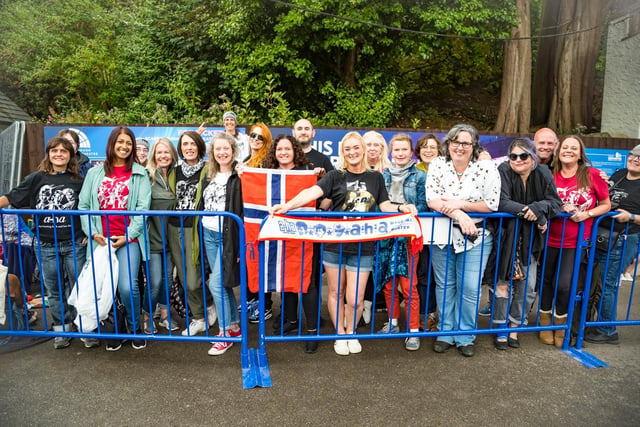A-Ha fans ready to enjoy the show at the Open Air Theatre, Scarborough.
picture: Cuffe & Taylor