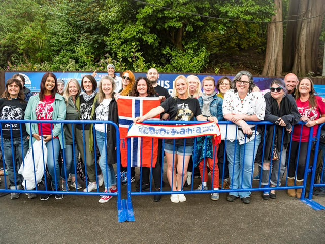 A-Ha fans ready to enjoy the show at the Open Air Theatre, Scarborough.
picture: Cuffe & Taylor