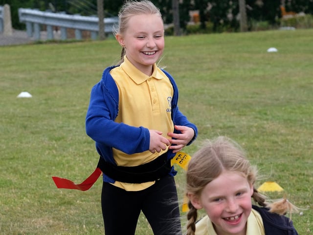 Students enjoy the sports fun at Scarborough Sixth Form College