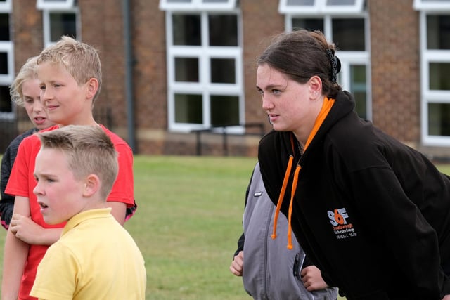 The Scarborough Sixth Form College students organised the sporting events at the conference