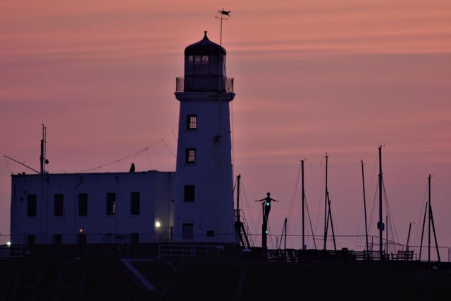 Pastel sunrise at the lighthouse.