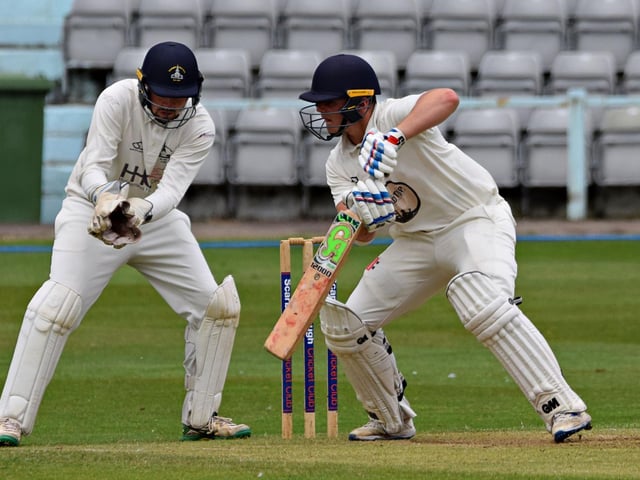 Scarborough CC batter Ed Hopper