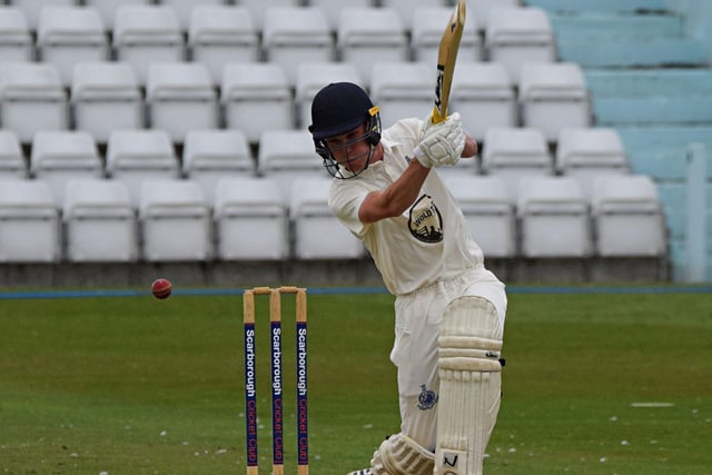 Brad Milburn hits out for Scarborough CC 2nds