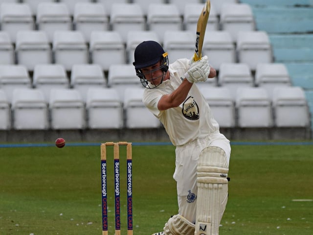 Brad Milburn hits out for Scarborough CC 2nds