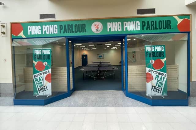 The free table tennis space returns to the Brunswick in Scarborough.