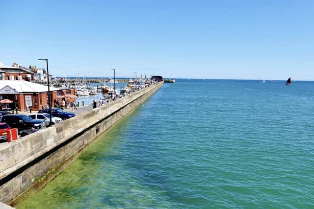 Aled Jones focuses on the area just outside the harbour for this photograph.
