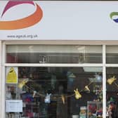 The Age UK shop on The Promenade in Bridlington.