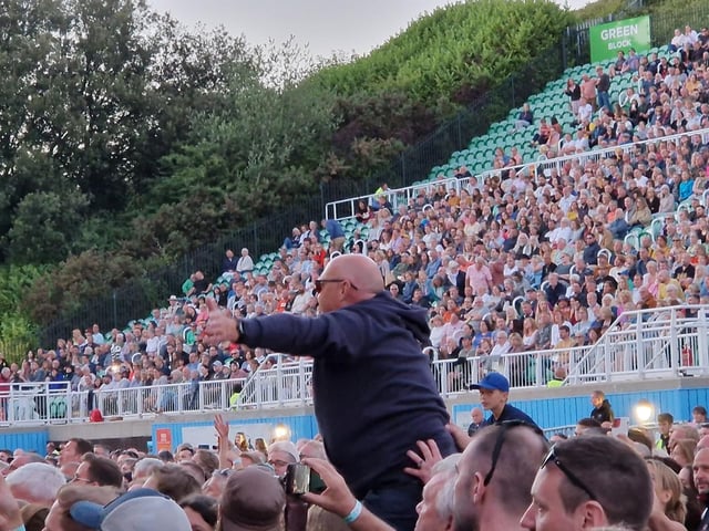 Enjoying the show