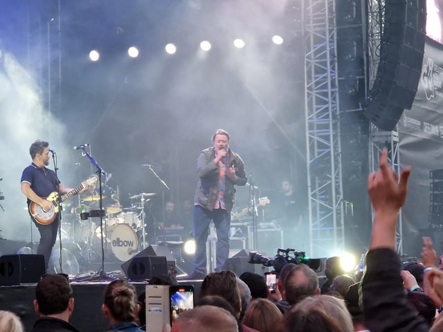 Elbow rocked the Open Air Theatre