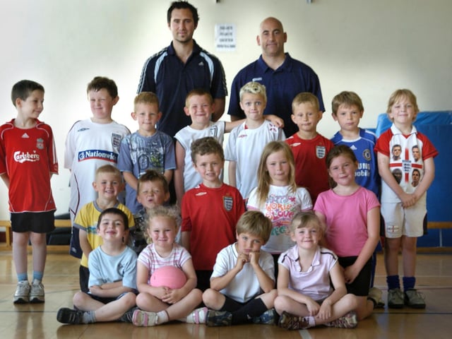 Pindar Leisure Centre hosts a multi sports event for the summer. Pictured are coaches and some of the children who are taking part in the event.