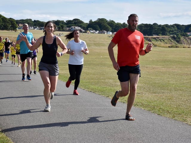 All smiles at Sewerby Parkrun