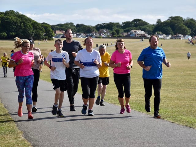 Action from Sewerby Parkrun