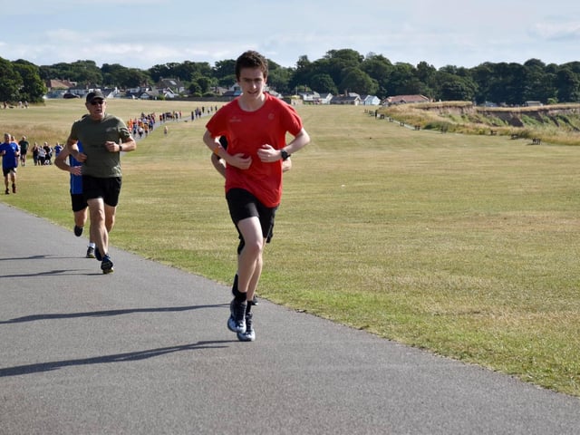 Bridlington Road Runners junior boys captain Ben Edwards at Sewerby Parkrun