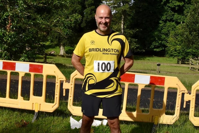 Bridlington Road Runners chairman Martin Hutchinson before his 100th Parkrun