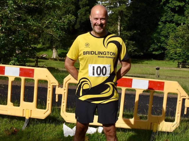 Bridlington Road Runners chairman Martin Hutchinson before his 100th Parkrun