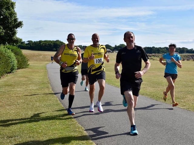 Action from Sewerby Parkrun